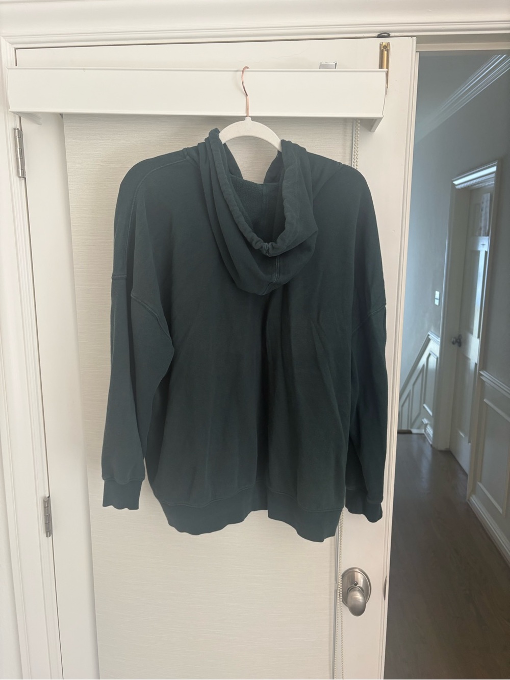 Old Navy Dark Green Zip-Up Hoodie Sweater